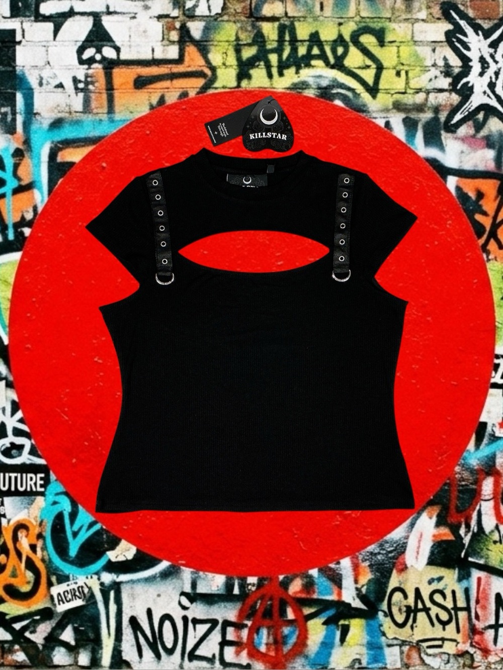 Killstar NWT Goth Punk Grunge Dark Academia E Girl Pin-Up Streetwear Alt Top XXL